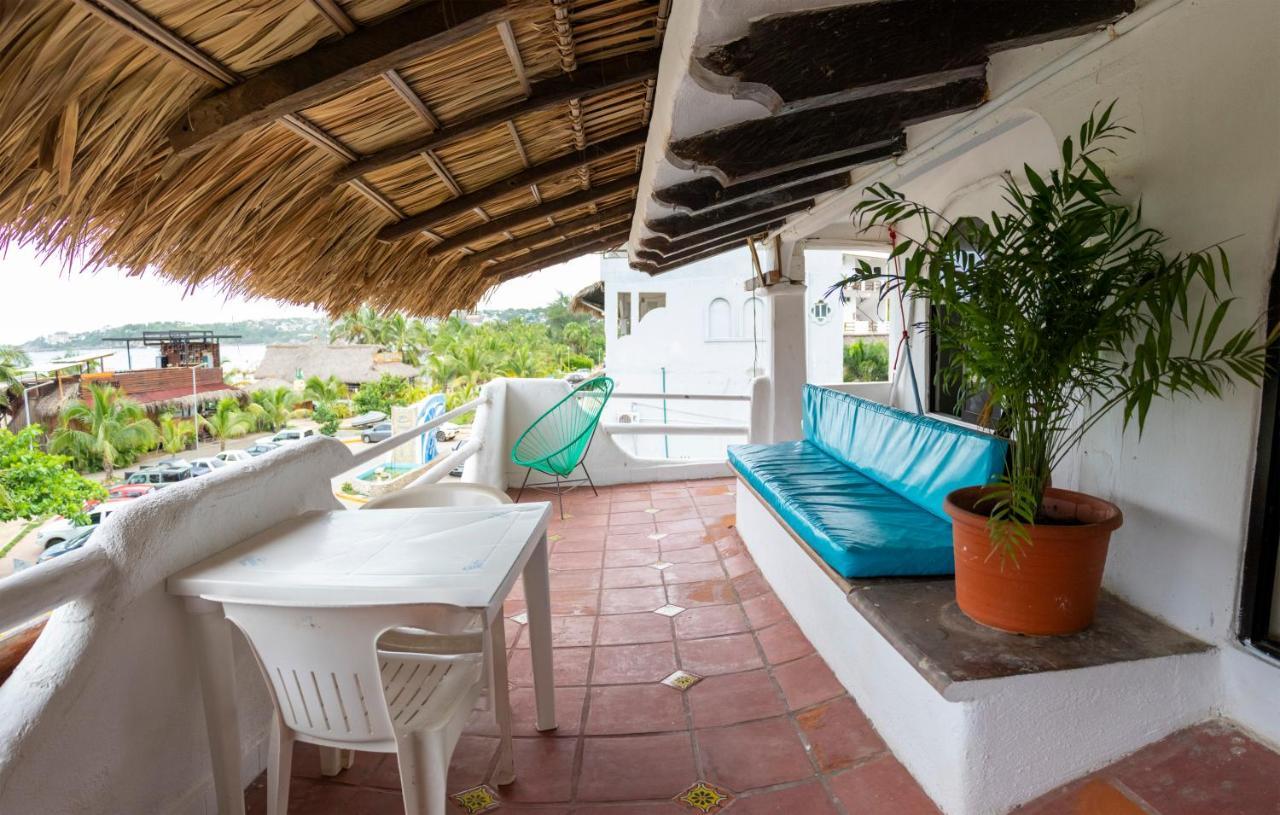 Hotel Bungalows Acuario ปูแอร์โตเอสกอนดิโด ภายนอก รูปภาพ