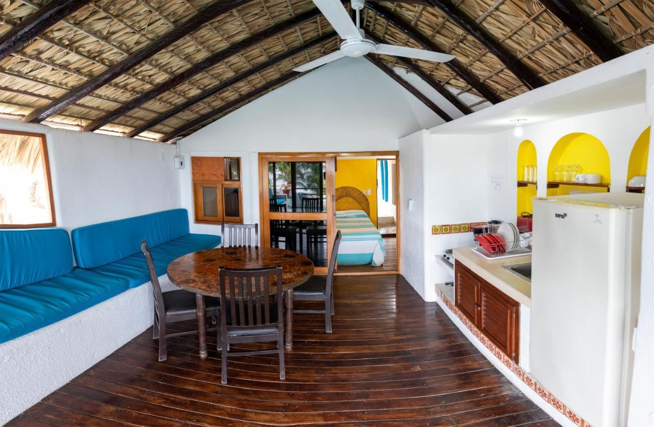 Hotel Bungalows Acuario ปูแอร์โตเอสกอนดิโด ภายนอก รูปภาพ