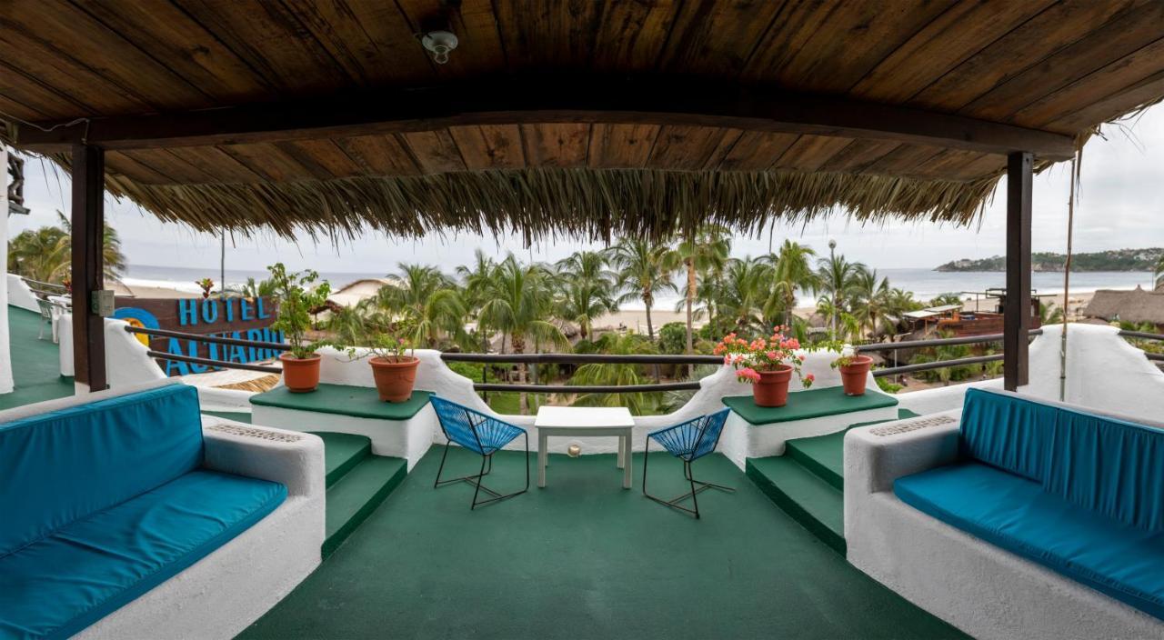 Hotel Bungalows Acuario ปูแอร์โตเอสกอนดิโด ภายนอก รูปภาพ
